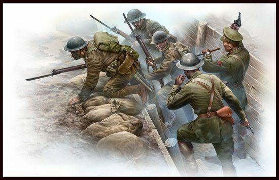 Masterbox 1:35 British Infantry before the attack, WWI / WW1 era