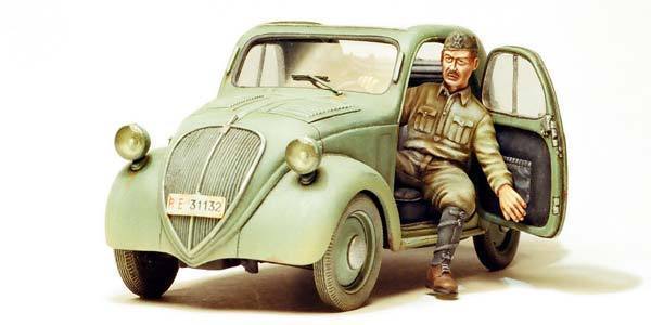 1/35 Scale Resin kit FIAT MOD.500 TOPOLINO (with fig.)