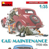 Miniart 1/35 scale WW2 era CAR MAINTENANCE 1930-40s