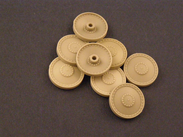 1/35 Scale resin upgrade kit Burn out Wheels for Pz38/Marder III/Hetzer